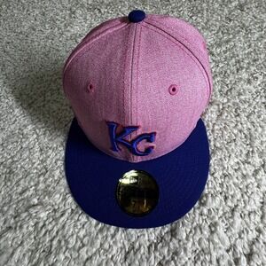 Kansas City Royals 7 1/8 New Era Authentic On-Field 59FIFTY Fitted Hat cap MLB